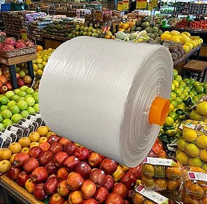 Bobina Picotada Saco Plastico 30cm X 40cm Rolo C/ 500