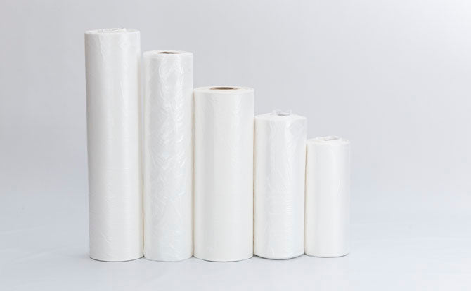 Bobina Picotada Saco Plastico 30cm X 40cm Rolo C/ 500